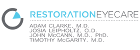 The Restoration Eye Care website header logo